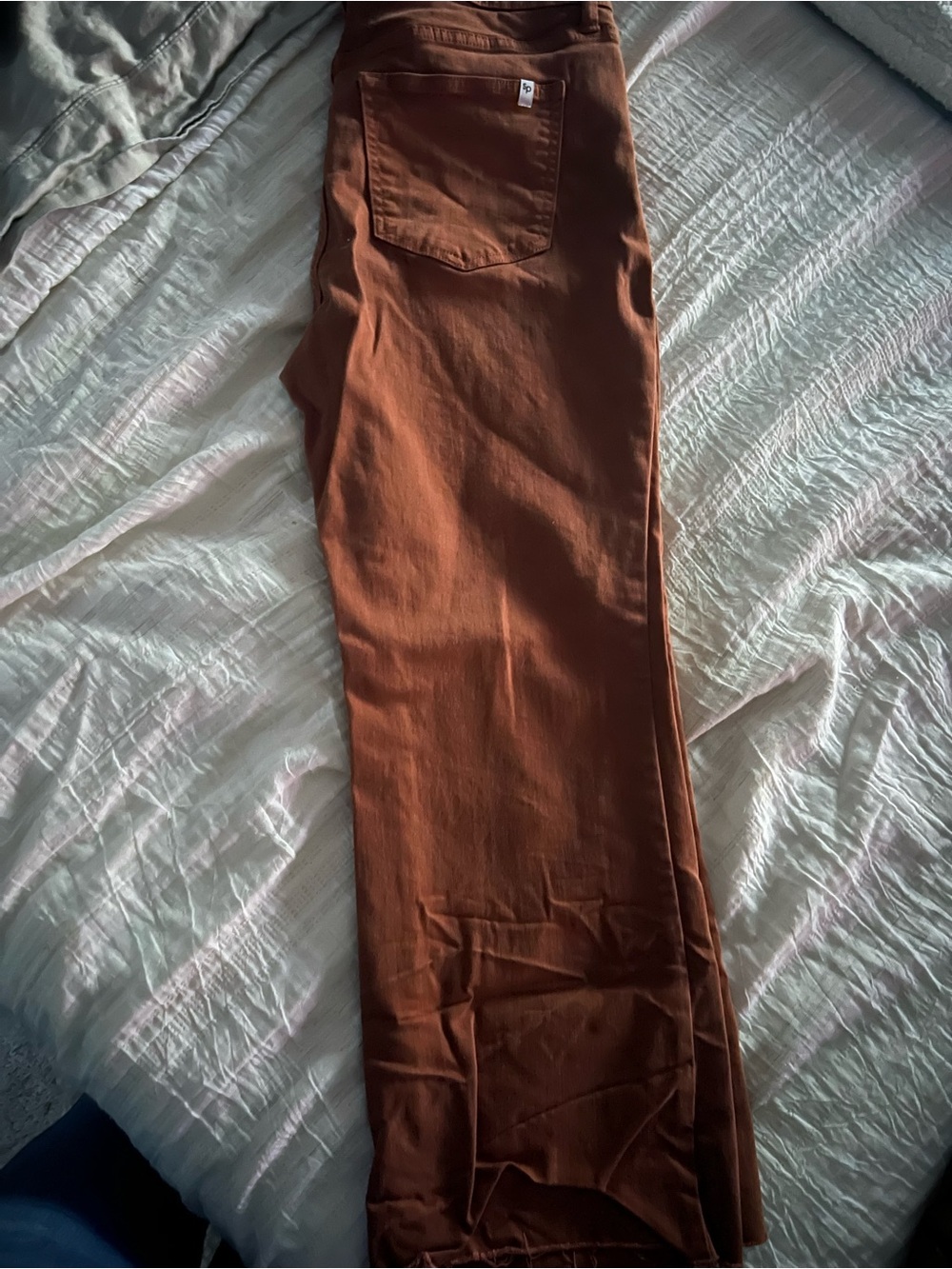 Women’s Wide-Leg Jeans in Rust by Sneak Peek - Picture 5 of 7